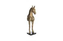 Coco Maison Horse Standing beeld H180cm Goud accessoire